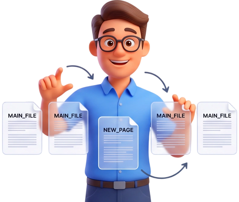 Pick a Position and Select Pages
