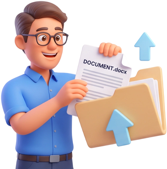 Step 1: Upload Your Word Document